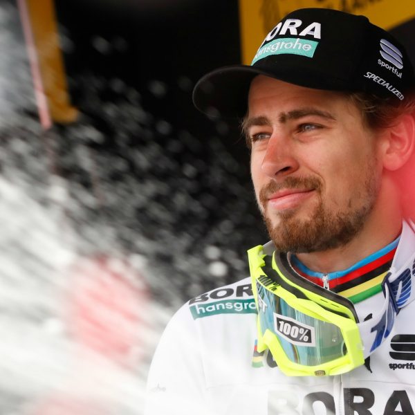 Peter Sagan wielrenner uithangbord sponsors reclame