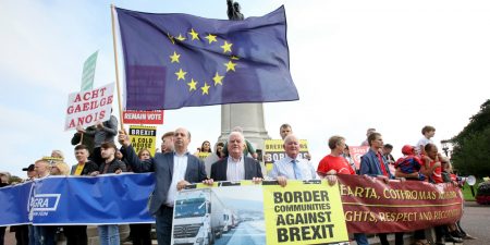 Brexit protest Belfast ANP