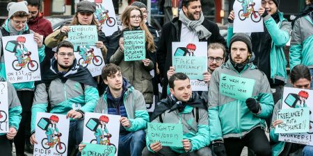 Deliveroo protest