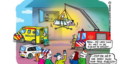 Cartoon gideon borman zzp zelfstandige column2