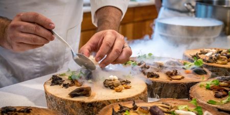 Meer groen bord restaurant