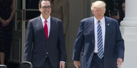 Trump Steven Mnuchin anp Ron Sachs