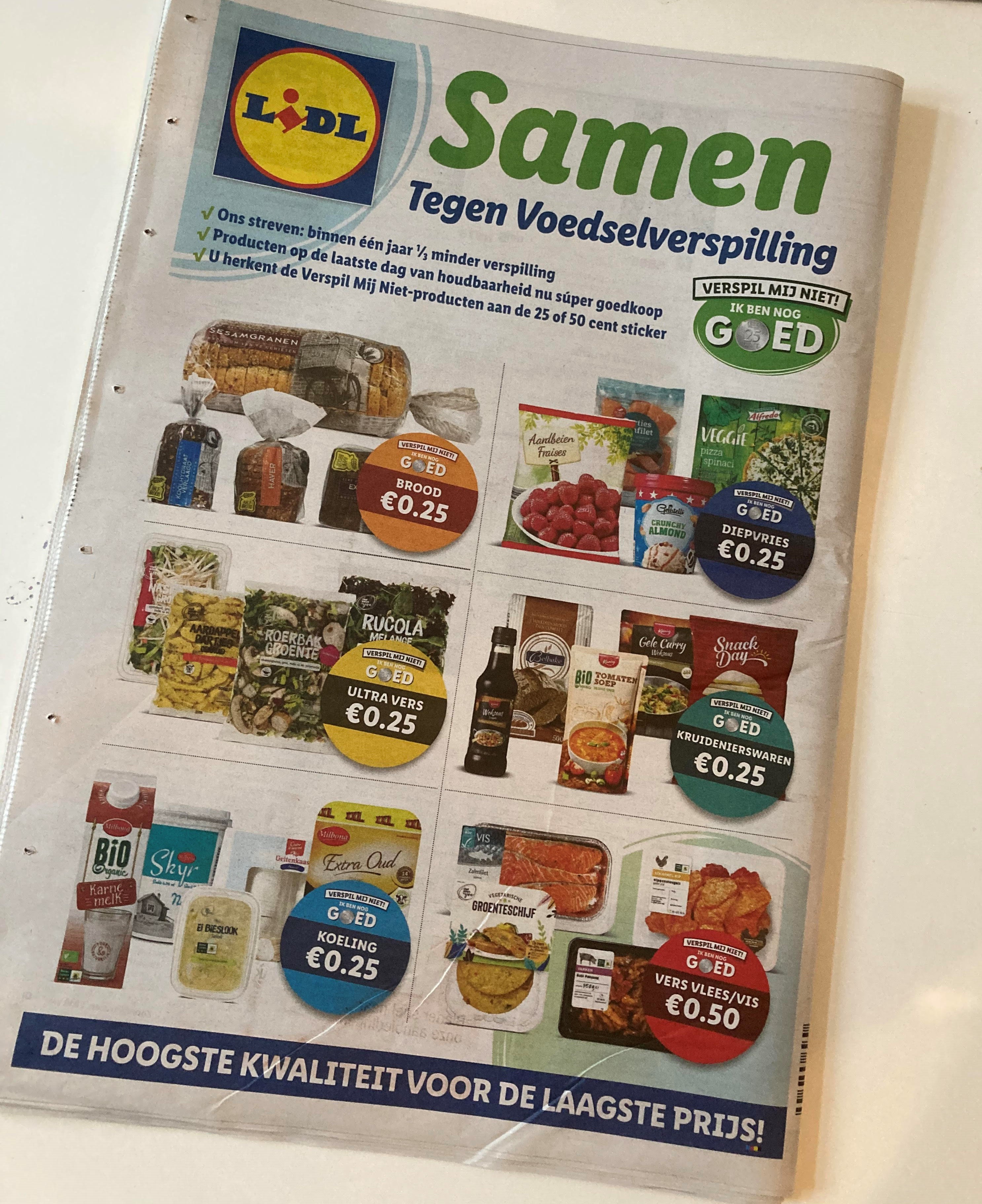 Lidl advertentie voedselverspilling
