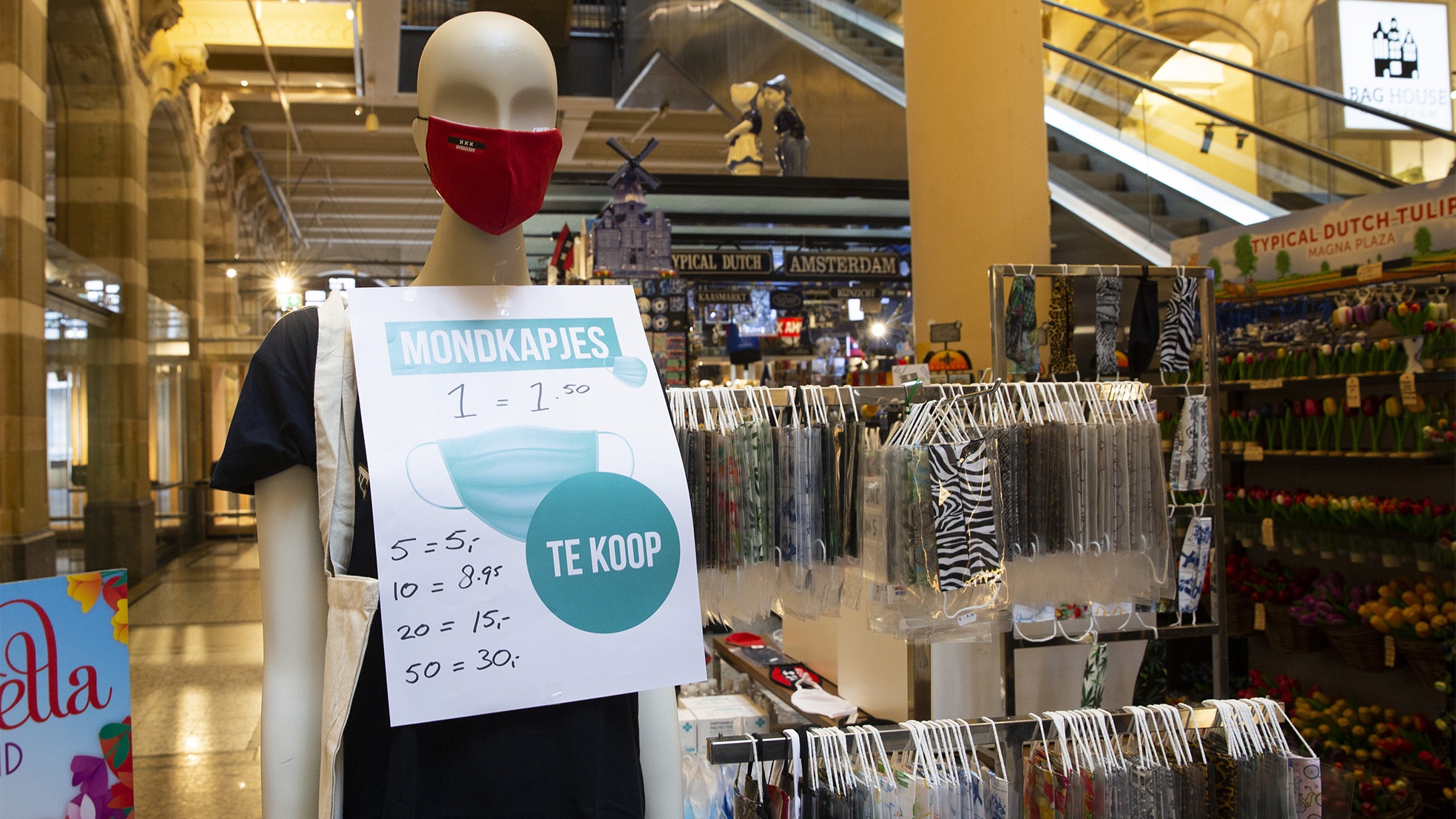 Mondkapjes verkoop belasting btw