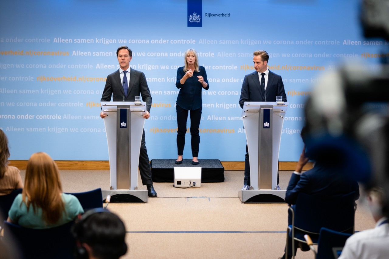 Persconferentie rutte dejonge versoepelen corona