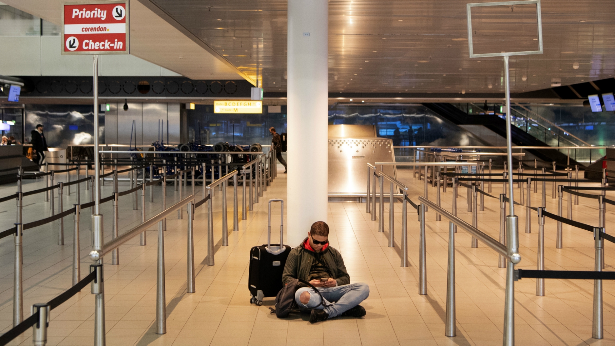 Schiphol luchthaven corona