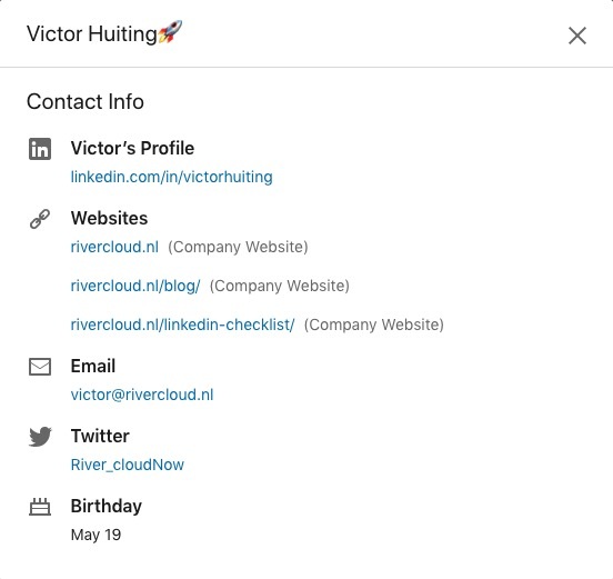Scoren linkedin tips