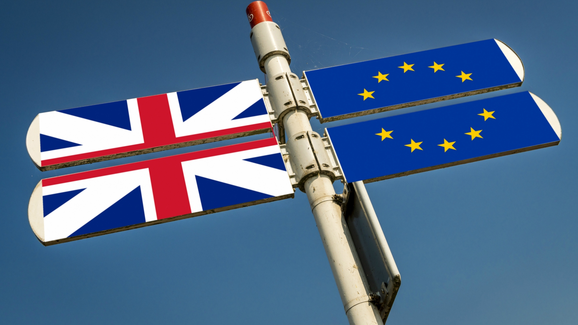 Verkeersbord VK EU Brexit