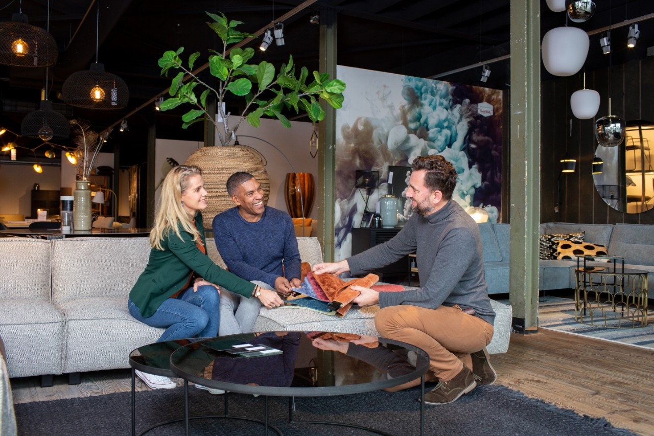 Woonwinkel interieur klant webinar