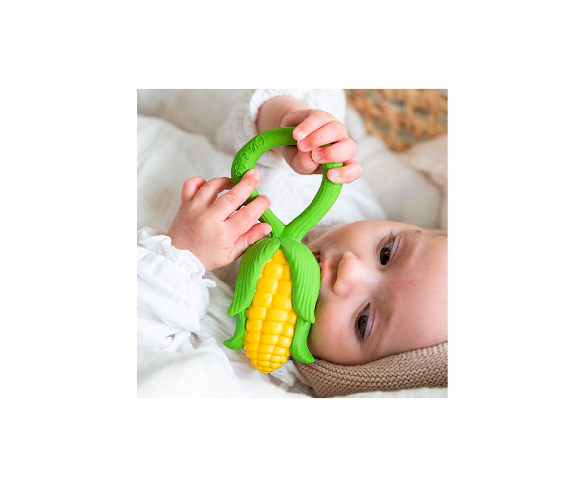 Corn Rattle Teething Toy Tutete