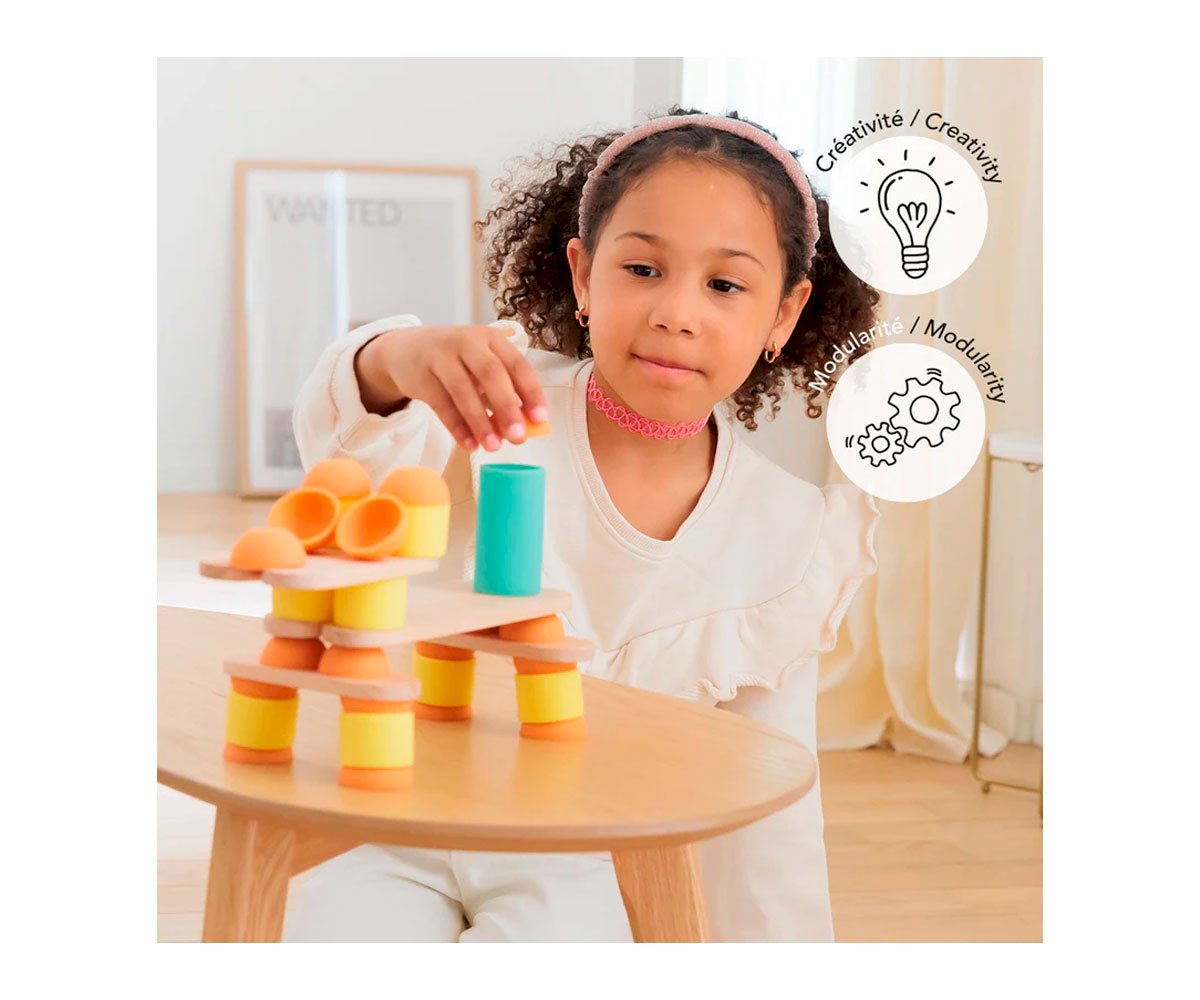 Kit de construo Stix de 60 peas