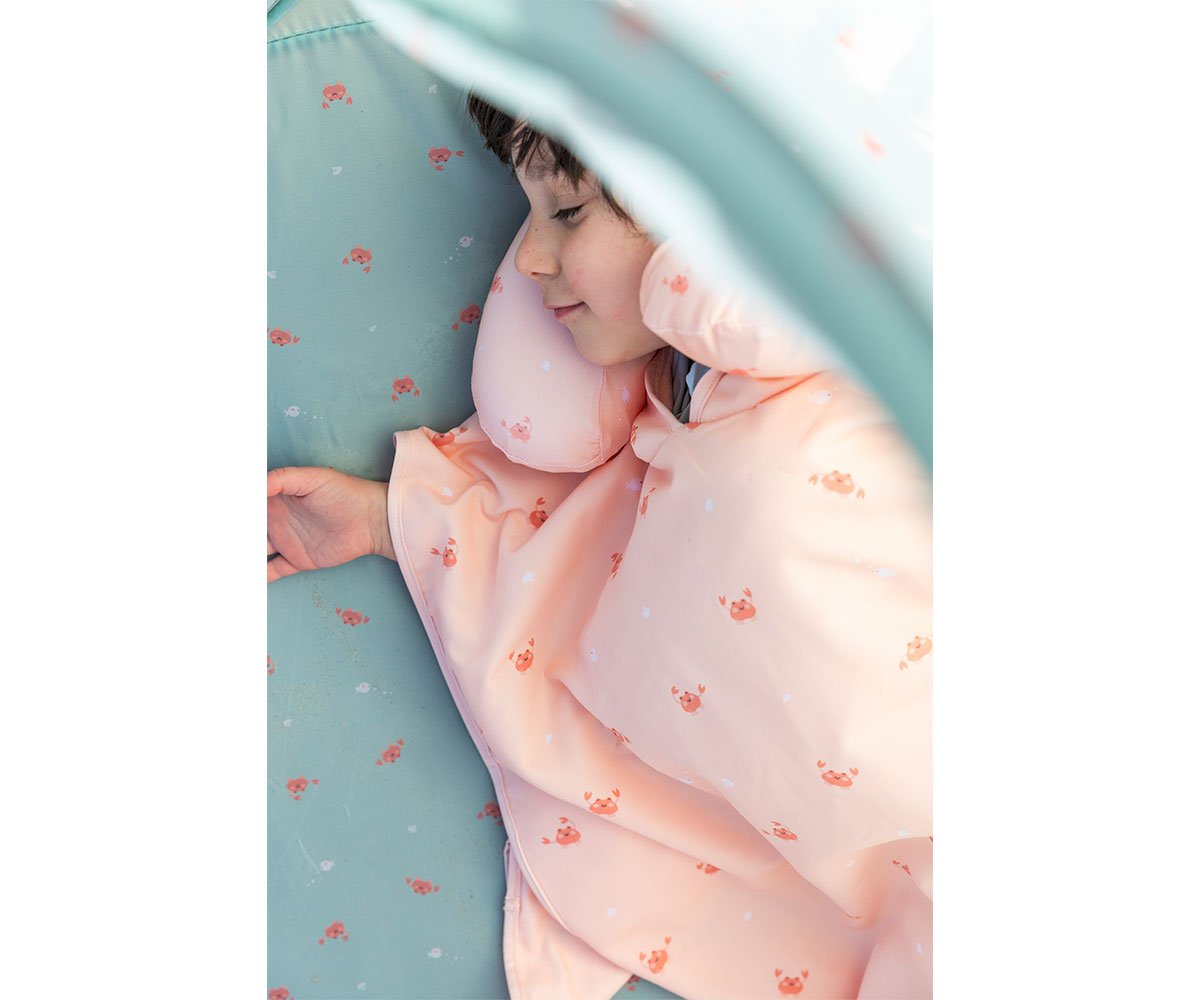 Almofada de viagem Crab Coral