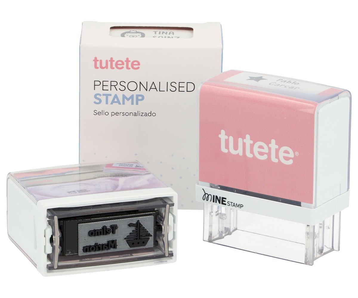 Bear MINE Personalize Fabric Stamp