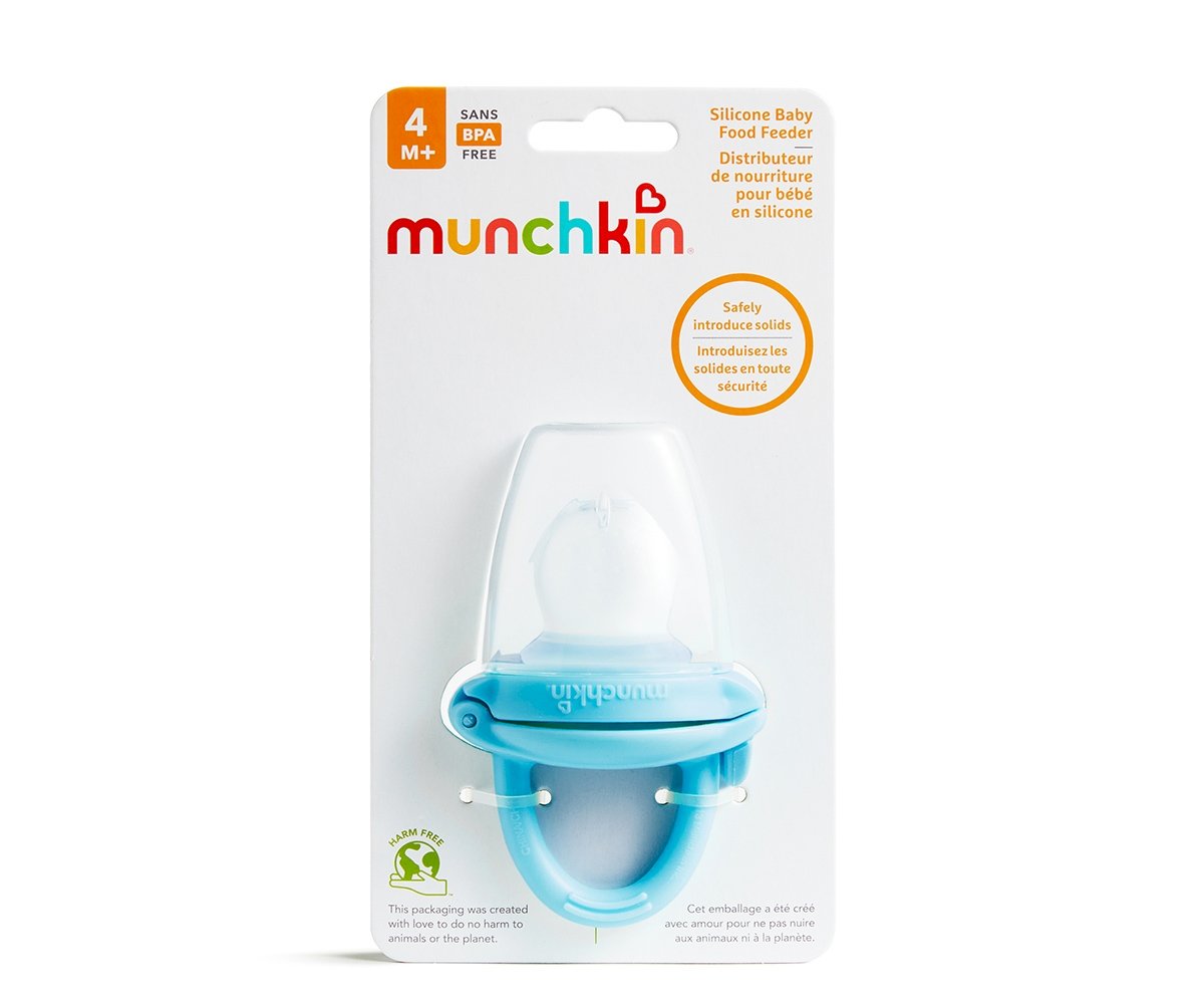 Alimentador Antiahogo Silicona Azul