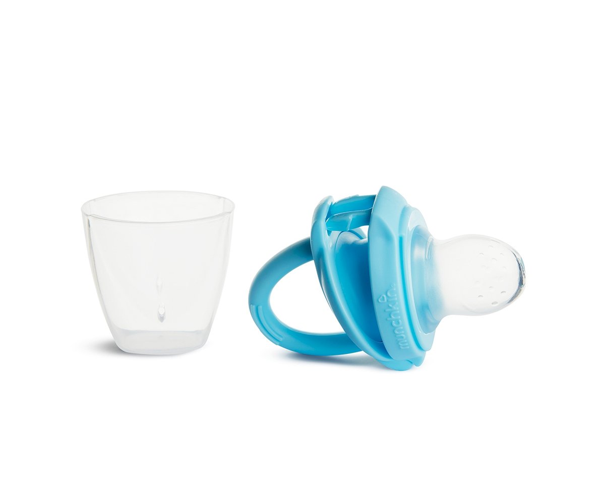 Alimentador Antiahogo Silicona Azul