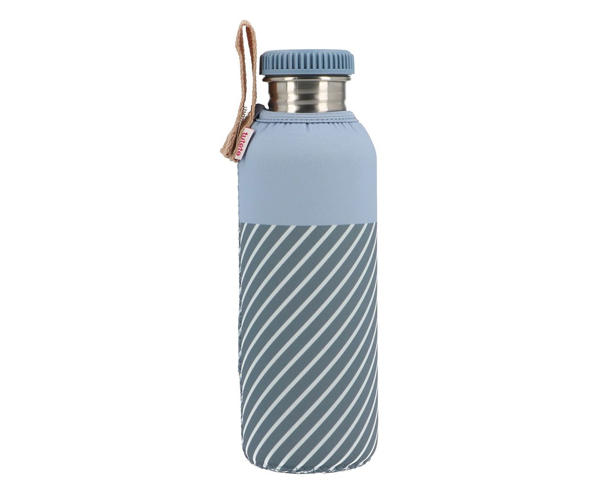 Funda Neopreno  Stripes Blue 750ml Personalizable