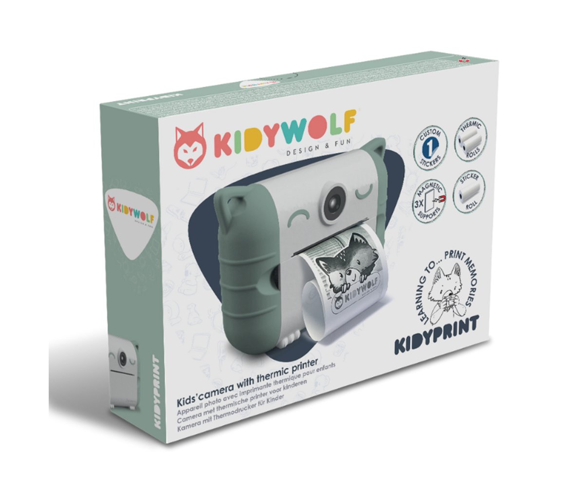 Fotocamera Stampa Termica KidyPrint Green