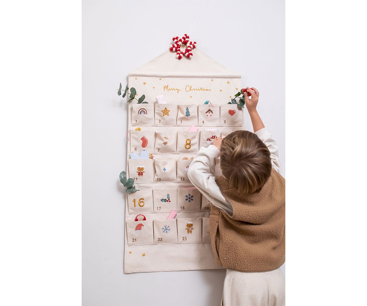 Calendario de Adviento Monnëka Bordado Tutete