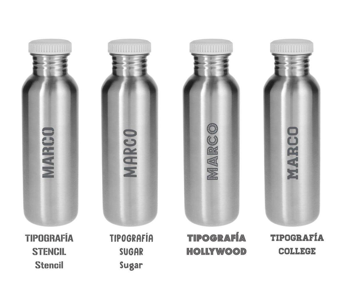 Garrafa de ao bsica Marine personalizvel 750ml