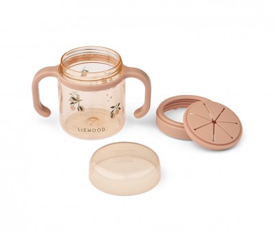 Tazza Dispenser Snack Enyo Peach/Sea Shell