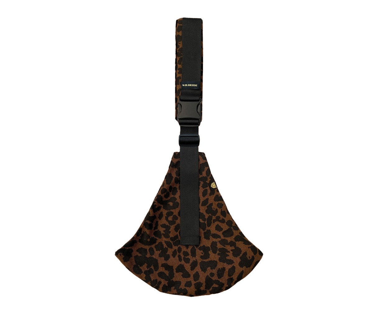 Portabebs Bandolera Wildride Leopardo Marrn
