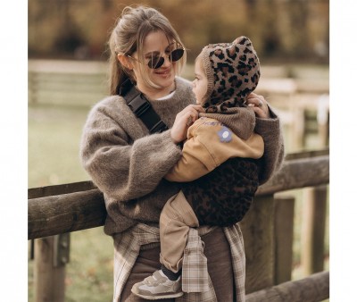 Portabebs Bandolera Wildride Leopardo Marrn