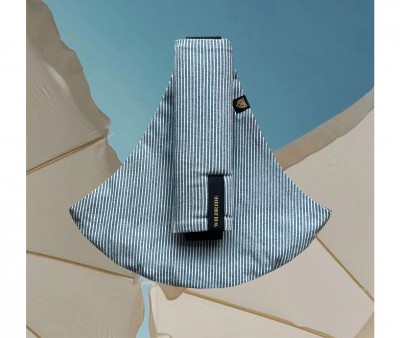 Portabebs Bandolera Wildride Light Denim Stripes