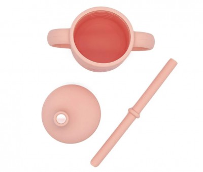 Taza de Silicona con Pajita Pulpo 120ml