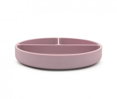 Plato de Silicona con Compartimentos Unicornio
