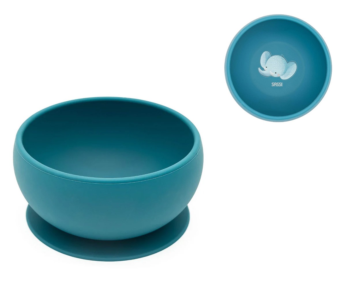Silicone Suction Bowl Elephant