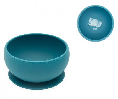 Silicone Suction Bowl Elephant