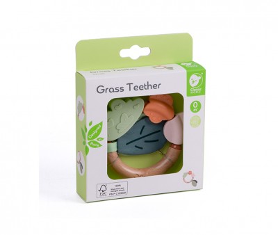 Dentarelo in Legno e Silicone Grass