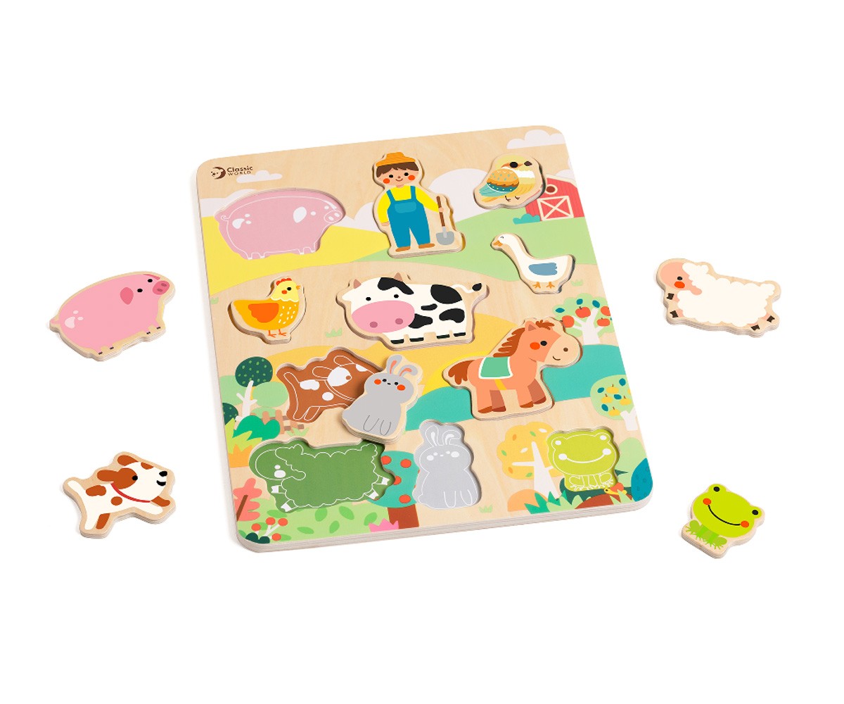 Puzzle de Madera Granja
