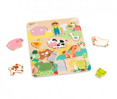 Puzzle de Madera Granja