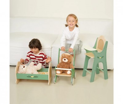 Passeggino Bambole Vintage Green