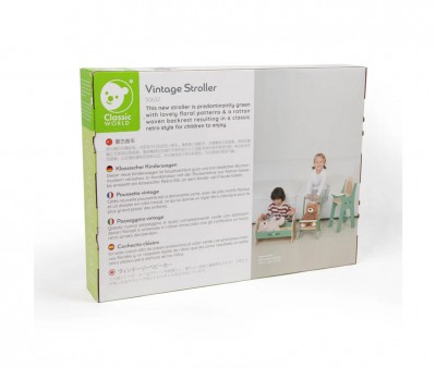 Passeggino Bambole Vintage Green