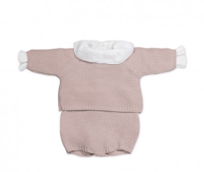 Tricot Jersey, Ranita y Body Bambula Pink