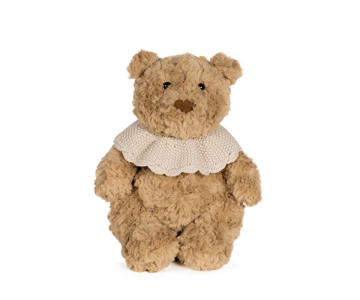 Peluche Plush Bear Tricot Beige