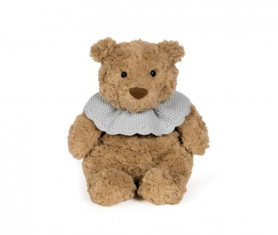 Peluche Plush Bear Tricot Blue