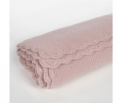 Manta Arrullo Tricot Pink Personalizable