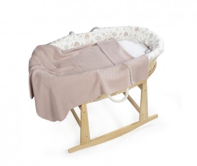 Manta Arrullo Tricot Pink Personalizable