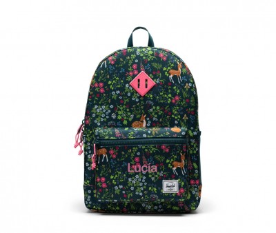 Mochila Herschel Heritage Youth Personalizable Deer Woodland Dark Sea