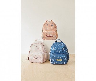 Mochila Infantil Funny Letters Personalizable