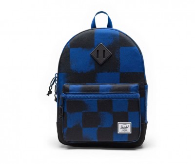 Mochila Herschel Heritage Kids Personalizable Stencil Checker Sodalite Blue
