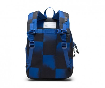 Mochila Herschel Heritage Kids Personalizable Stencil Checker Sodalite Blue