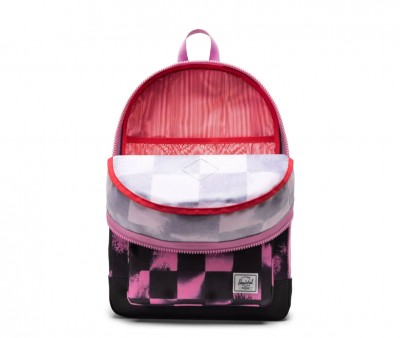 Mochila Herschel Heritage Youth Personalizable Stencil Checker Opera Mauve