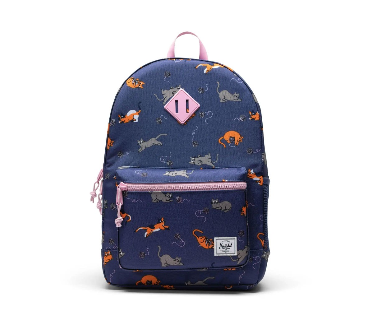 Mochila Herschel Heritage Youth Personalizable Playing Cats
