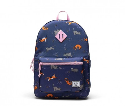 Mochila Herschel Heritage Youth Personalizable Playing Cats
