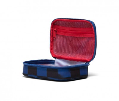 Estuche Herschel Heritage Stencil Checker Sodalite Blue