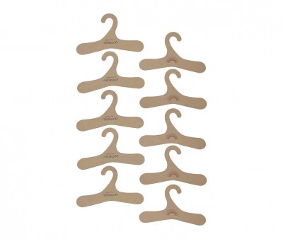 10 Perchas de Cartn Minikane